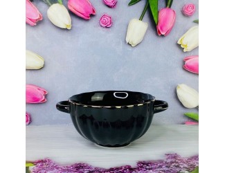 Набор из 6 бульонниц 350 мл Lenardi Multicolor 133-378 чёрный