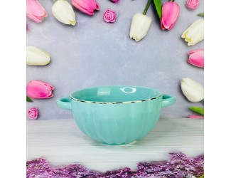 Набор из 6 бульонниц 350 мл Lenardi Multicolor 133-381 голубой