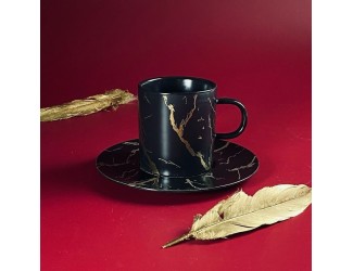 Чайная пара 200мл Lenardi чёрная 133-428