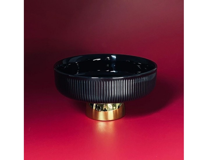 Конфетница 15,5х8,5см на ножке Lenardi Multicolor 163-003