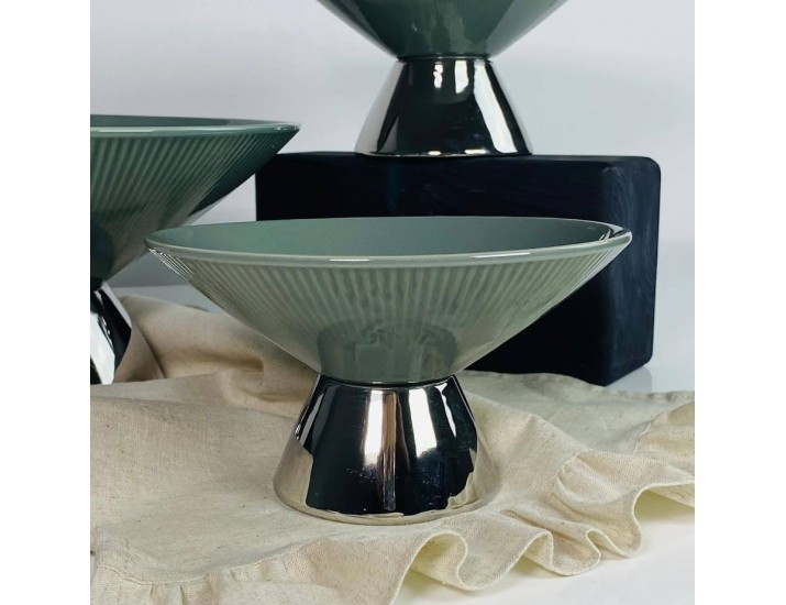 Конфетница 18х10см на ножке Lenardi Multicolor 163-011