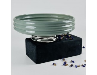 Фруктовница 26см на ножке Lenardi Multicolor 163-069 зеленая