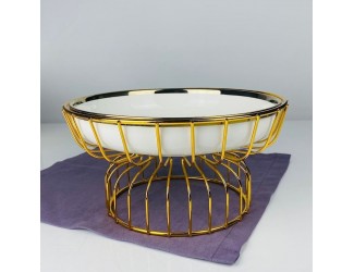 Блюдо 23см на подставке Lenardi Multicolor 164-009