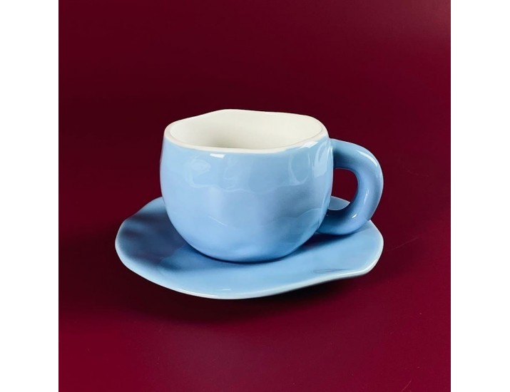 Чайная пара 300мл Lenardi голубой 164-021