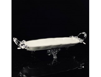 Блюдо 43см на ножках с ручками Lenardi Atlantis 205-904