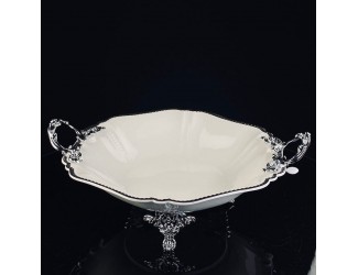  Глубокое блюдо 30,5см на ножках с ручками Lenardi Atlantis 205-905