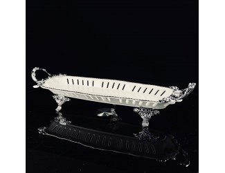 Блюдо 33см на ножках с ручками Lenardi Atlantis 205-912