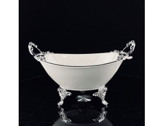 Глубокое блюдо 30,5см на ножках с ручками Lenardi Atlantis 205-925