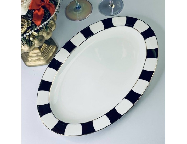 Набор из 2 овальных блюд 35,5см Lenardi Жаклин 205-412