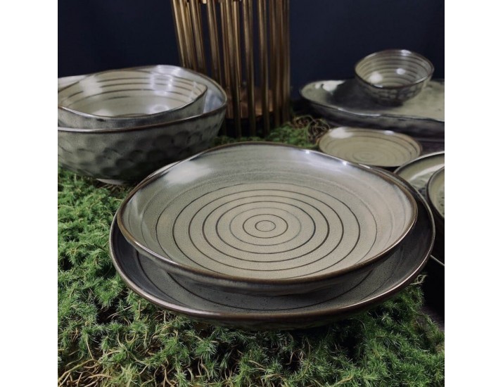 Набор из 6 тарелок 21х5см Lenardi Мистраль 205-440