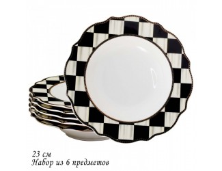 Набор тарелок суповых 6шт 23см Lenardi Тристан 205-484