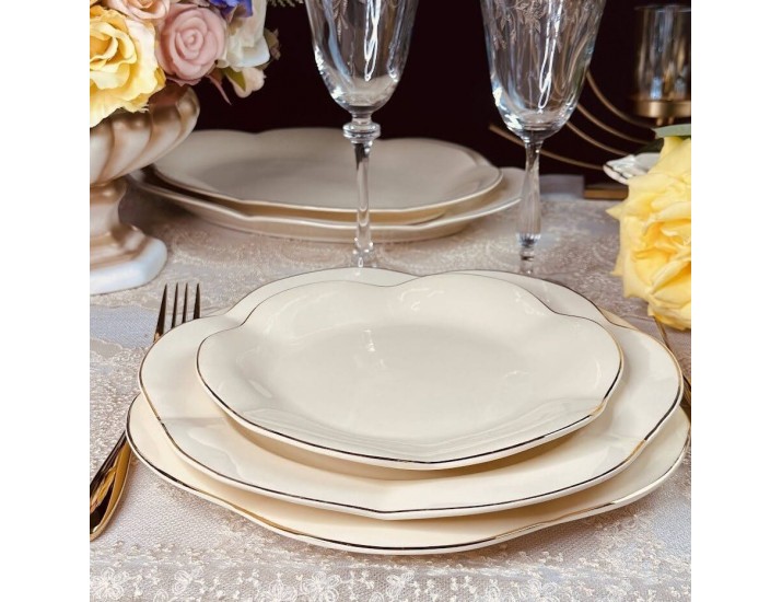 Набор из 6 тарелок 20,5см Lenardi Мираж 205-549