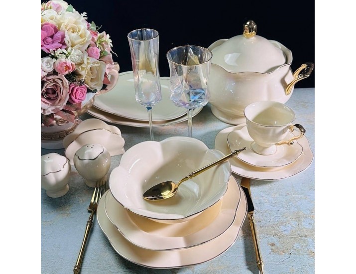 Обеденный сервиз на 6 персон 38 предметов Lenardi Мираж 205-573