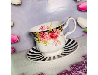 Набор чайных пар на 6 персон 12 предметов 260мл Lenardi 205-650