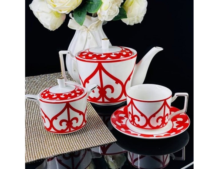 Чайный сервиз на 6 персон 14 предметов Lenardi 205-662