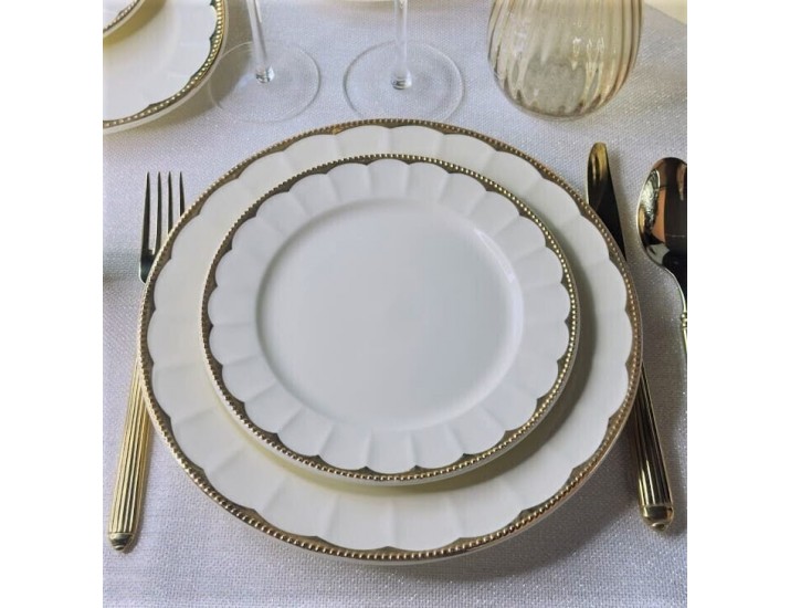 Набор из 6 тарелок 20,5см Lenardi Империал Золото 205-931