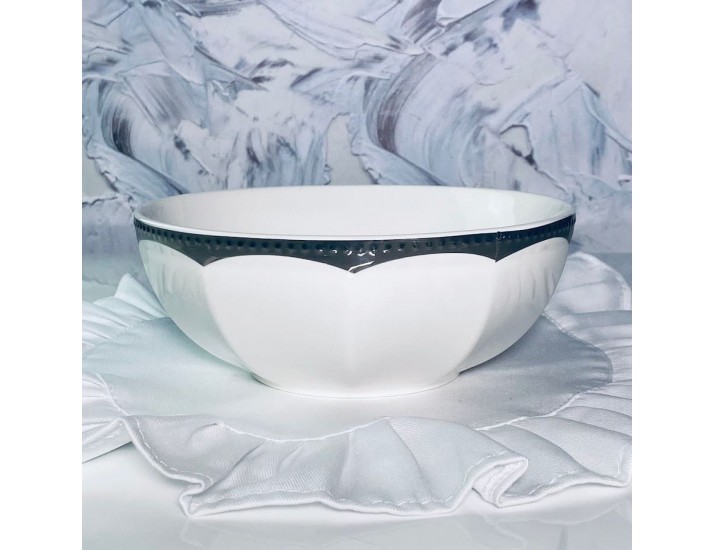 Салатник 20*8см Lenardi Империал Серебро 205-955