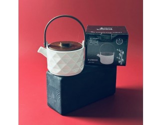 Набор из 2 кружек 360мл с блюдцами на подставке Lenardi Tropical 235-058