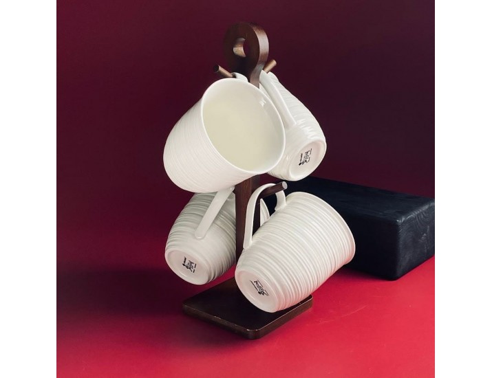 Набор из 4 кружек 380мл Lenardi Tropical 235-073