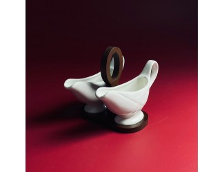 Набор из 2 соусников 15см на подставке Lenardi Tropical 235-076