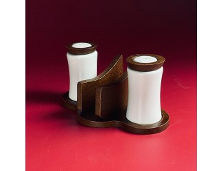 Набор солонок с салфетницей Lenardi Tropical 235-088