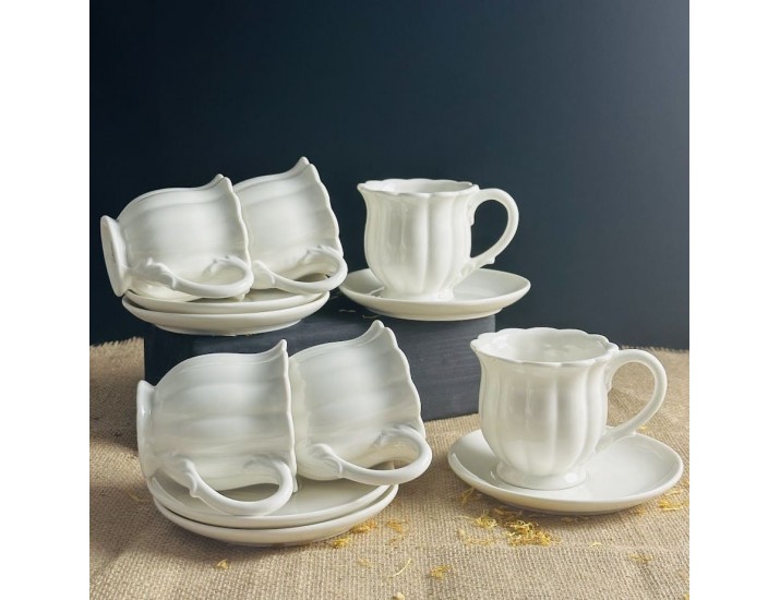 Набор чайных пар на 6 персон 12 предметов 240мл Lenardi 235-102