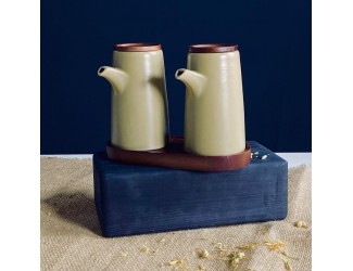 Набор бутылки для масла/уксуса 300мл 2предмета на подставке Lenardi Tropical 235-118