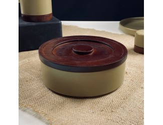 Салатник 18х7см с крышкой/подставкой Lenardi Tropical 235-134