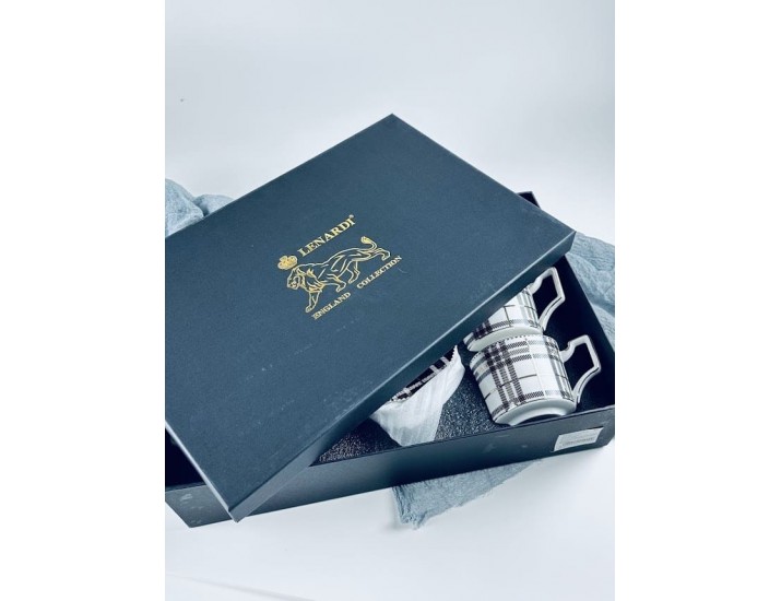 Набор чайных пар на 6 персон 12 предметов 280мл Lenardi 244-069