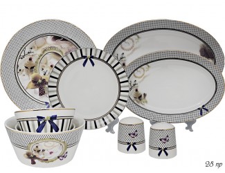 Столовый сервиз на 6 персон 28 предметов Lenardi Paris 304-052