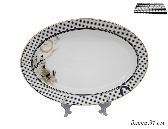 Блюдо овальное 31см Lenardi Paris 304-058