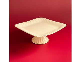 Квадратная фруктовница 32см на ножке Lenardi Жозе 305-132