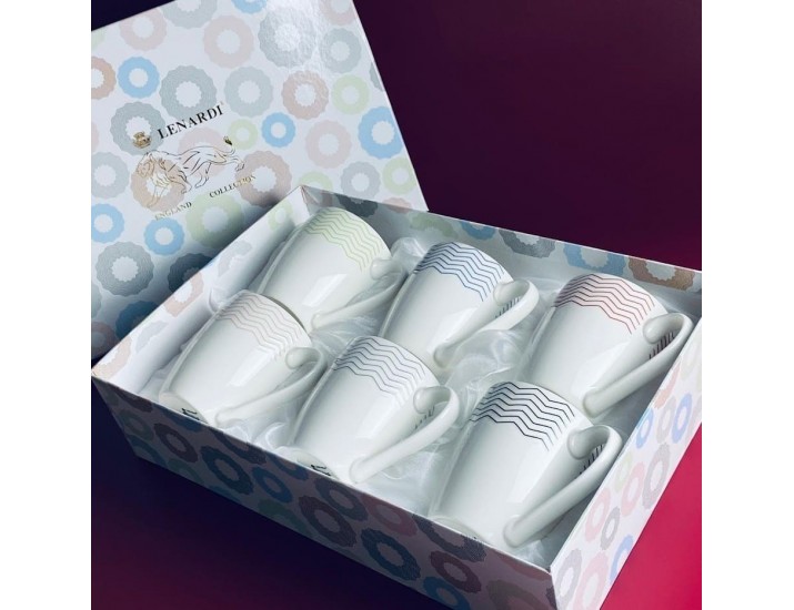 Набор из 6 кружек 380мл Lenardi 305-146