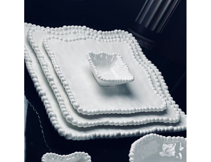 Квадратное блюдо 35,5см Lenardi Маринет 305-241