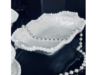 Прямоугольное блюдо 32см с ручками Lenardi Маринет 305-254