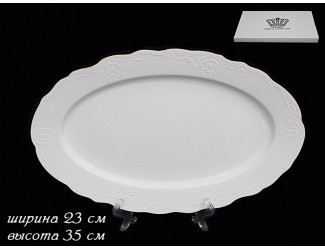 Овальное блюдо 35см Lenardi Элита 555-069