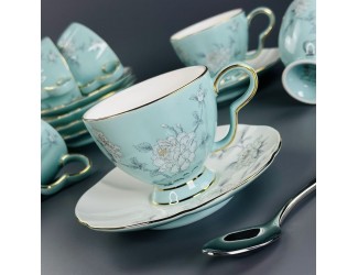 Чайный набор 12предметов 220мл Lenardi Sabrina 555-128