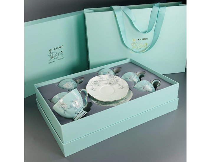 Кофейный набор 12предметов 140мл Lenardi Sabrina 555-129