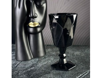 Набор бокалов для вина 6шт 280мл Lenardi 583-001 чёрный