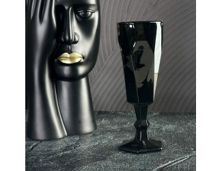 Набор фужеров для шампанского 6шт 180мл Lenardi 583-002 чёрный