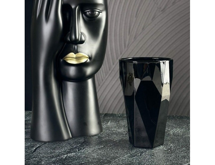 Набор стаканов 290мл Lenardi 583-003 черный