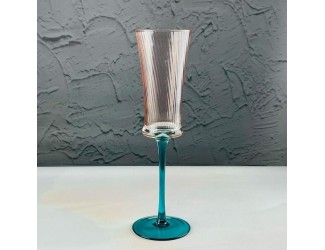 Набор фужеров для шампанского 6шт 180мл Lenardi 584-013 розовый