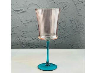 Набор бокалов для вина 6шт 320мл Lenardi 584-014 розовый