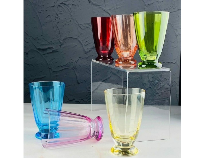 Набор стаканов 230мл Lenardi 584-038 ассорти