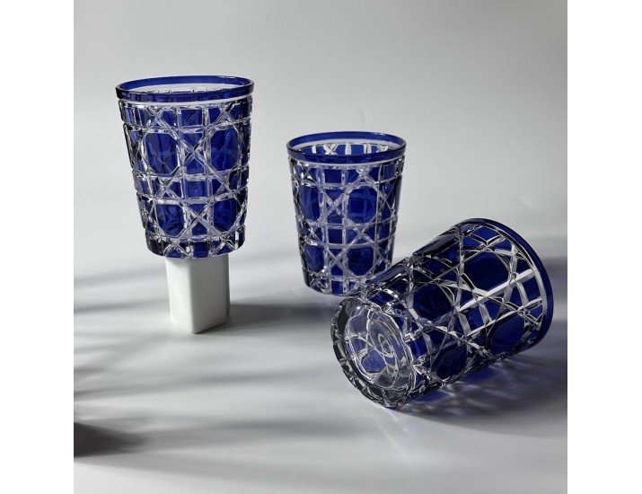 Набор стаканов 320мл Lenardi 585-002 синий