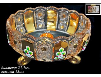 Фруктовница 25,5см Lenardi Golden 588-042