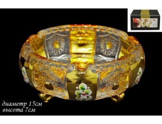 Конфетница 15см Lenardi Golden 588-052