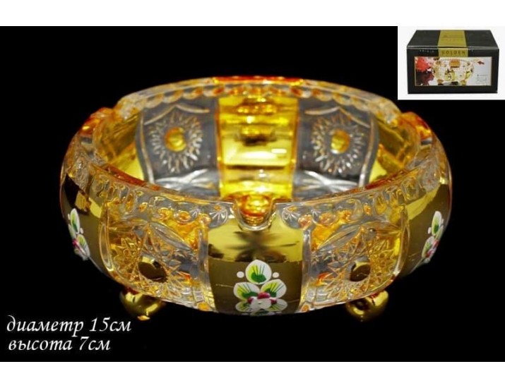 Конфетница 15см Lenardi Golden 588-052