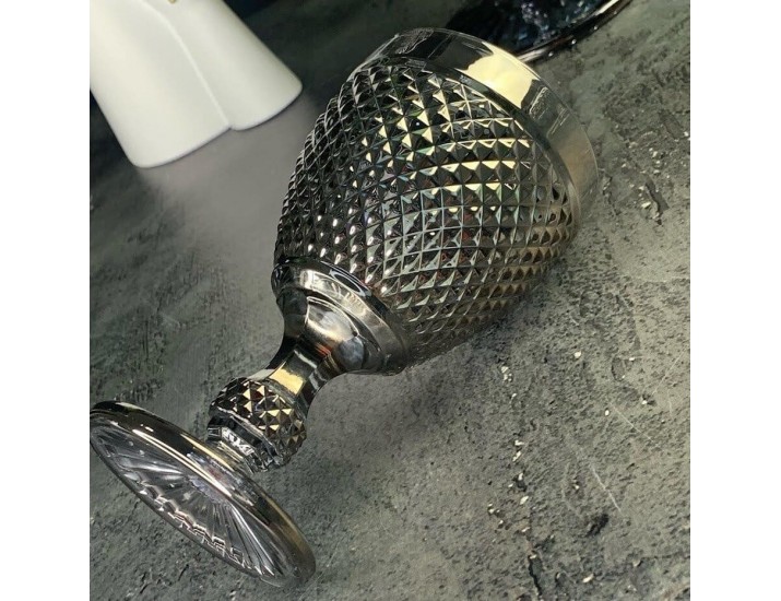 Набор бокалов для вина 6шт 240мл Lenardi 588-491 чёрный