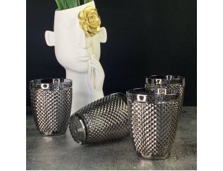 Набор стаканов 260мл Lenardi 588-494 серый